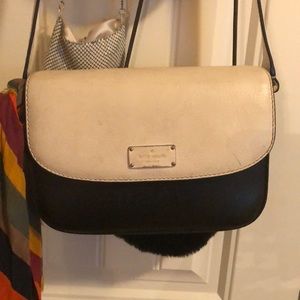Black & cream Kate Spade crossbody